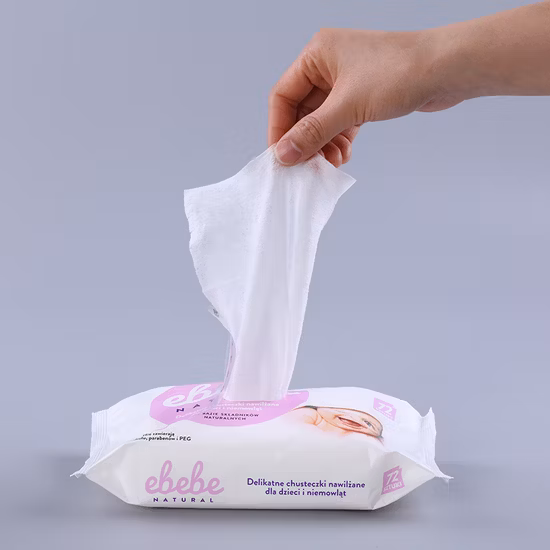 Toallitas especiales no tejidas con etiqueta privada, desinfectante sin perfume, suaves, extremadamente duraderas, para el cuidado del bebé OEM, sin sabor