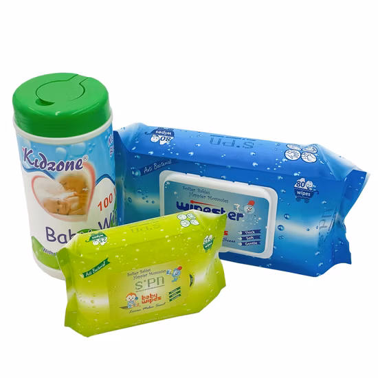 Toallitas húmedas biodegradables desechables de bambú orgánico de grado alimentario natural sin fragancia con solución salina/sin productos químicos agresivos/toallitas húmedas desinfectantes hipoalergénicas
